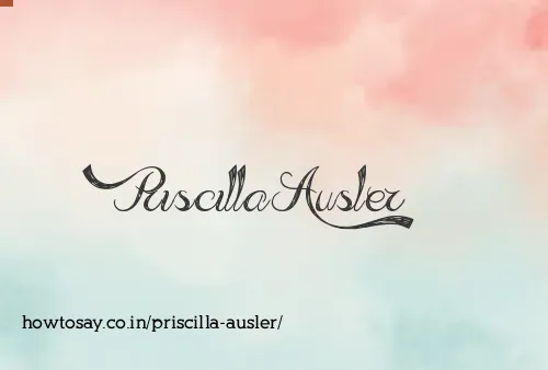 Priscilla Ausler