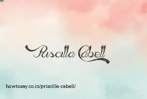 Priscilla Cabell