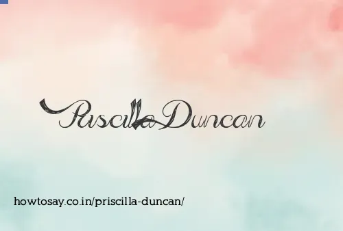 Priscilla Duncan