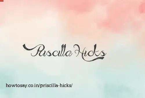 Priscilla Hicks