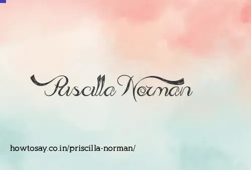 Priscilla Norman