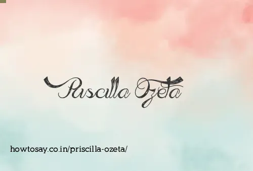 Priscilla Ozeta