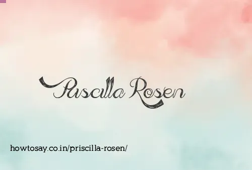 Priscilla Rosen