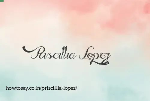 Priscillia Lopez