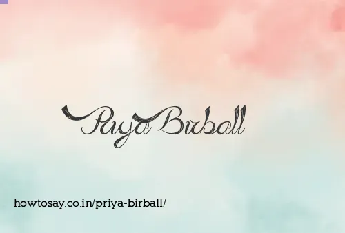 Priya Birball