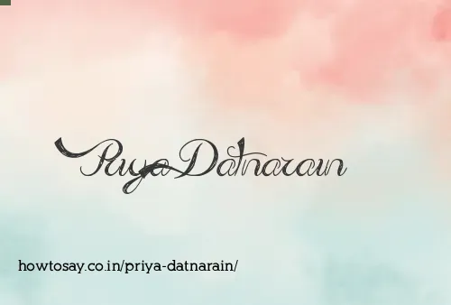 Priya Datnarain