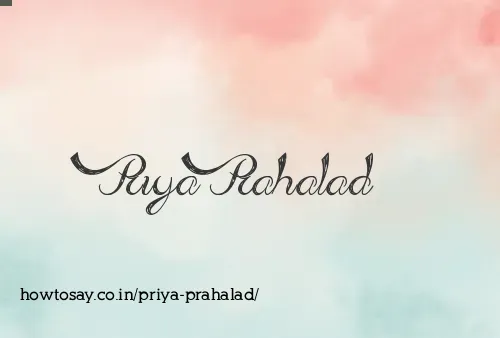 Priya Prahalad
