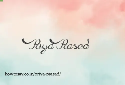 Priya Prasad