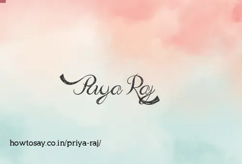 Priya Raj