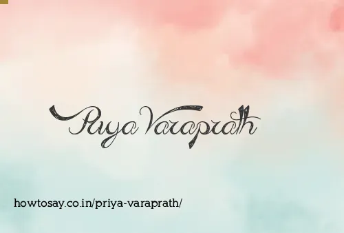 Priya Varaprath