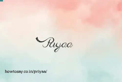 Priyaa