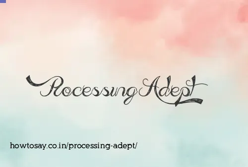 Processing Adept