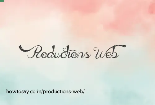 Productions Web