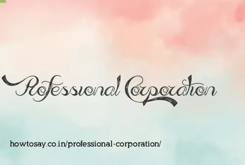 Professional Corporation