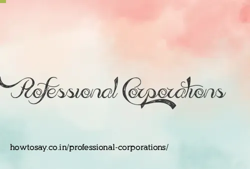 Professional Corporations