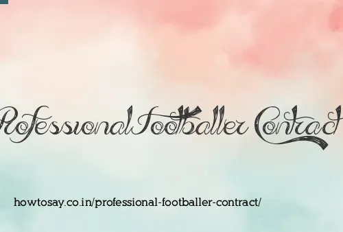 Professional Footballer Contract