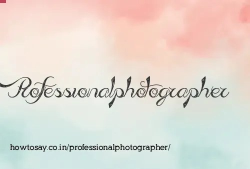 Professionalphotographer