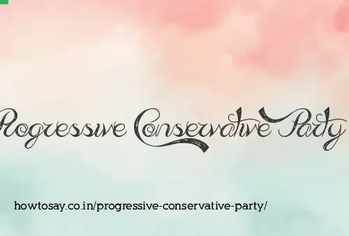 Progressive Conservative Party