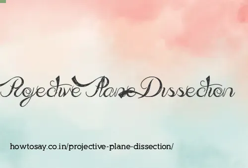 Projective Plane Dissection