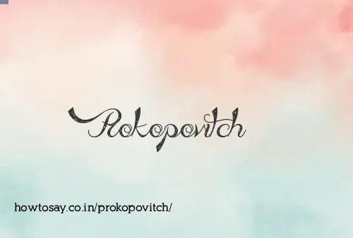 Prokopovitch