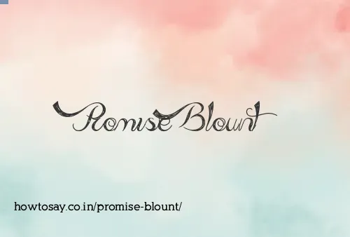 Promise Blount