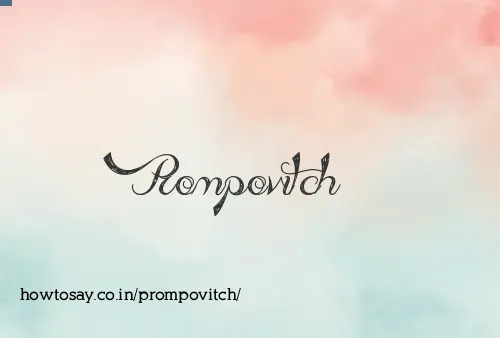 Prompovitch