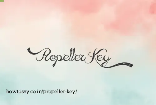 Propeller Key