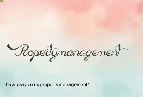 Propertymanagement