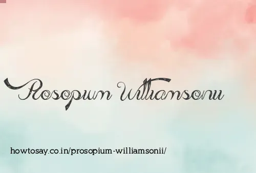 Prosopium Williamsonii