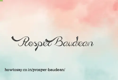 Prosper Baudean