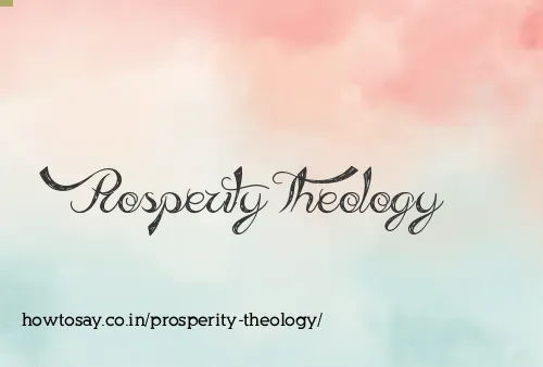 Prosperity Theology