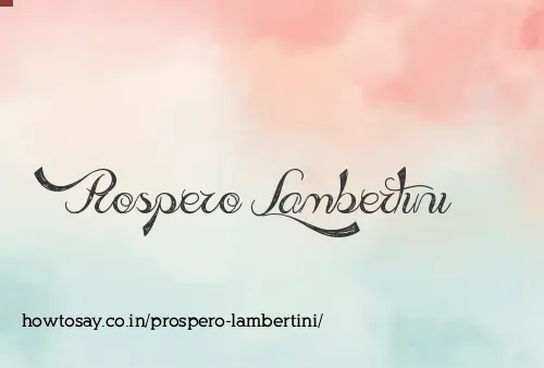 Prospero Lambertini