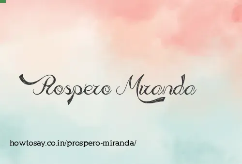 Prospero Miranda
