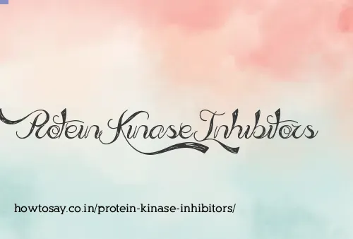 Protein Kinase Inhibitors