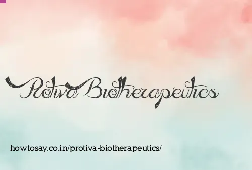 Protiva Biotherapeutics
