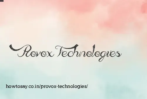 Provox Technologies