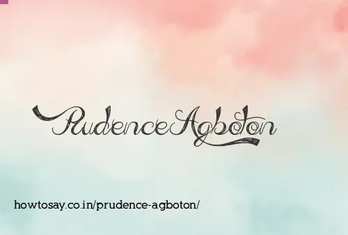 Prudence Agboton