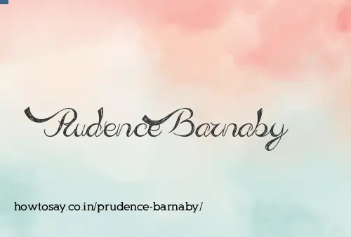 Prudence Barnaby