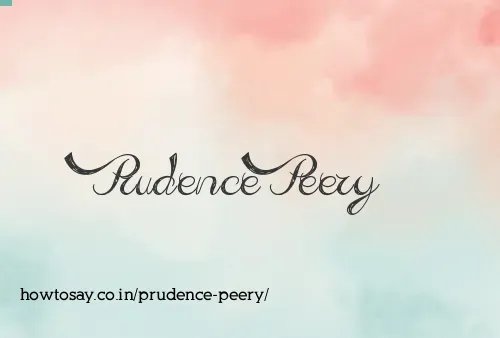 Prudence Peery