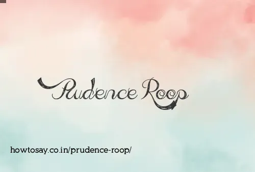 Prudence Roop