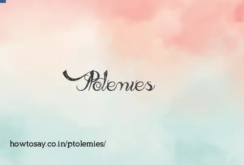Ptolemies