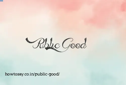 Public Good