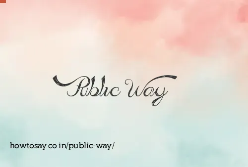 Public Way