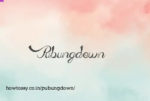 Pubungdown