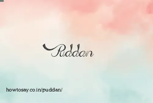 Puddan