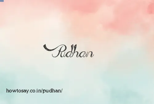 Pudhan