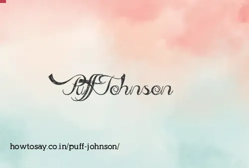 Puff Johnson