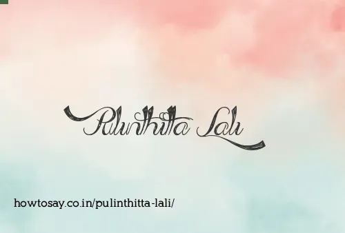 Pulinthitta Lali