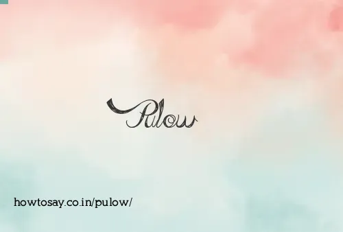 Pulow