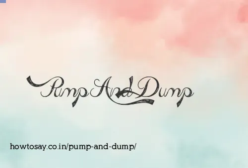 Pump And Dump
